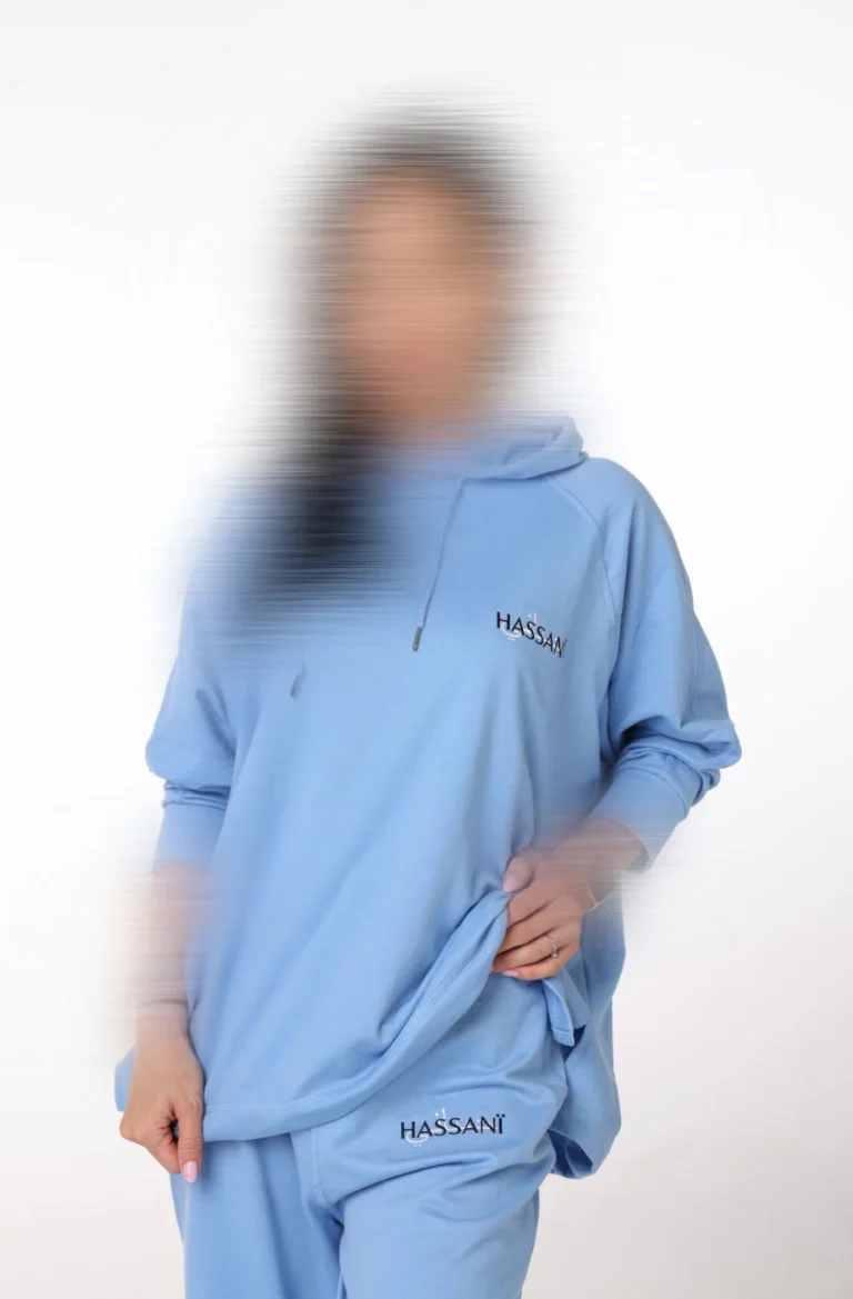 Light Blue Women's Loungewear Set